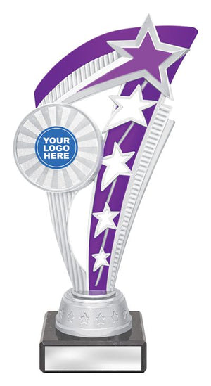 Echo Star Purple dance trophies - eagle rise sports