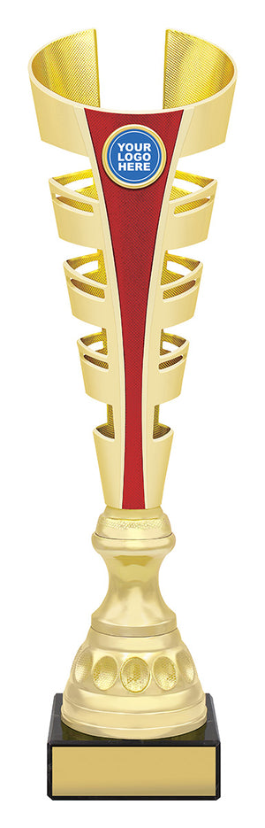 Gauntlet Trophy Red dance cup - eagle rise sports