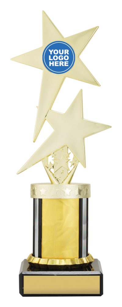 Gold Twin Star with Logo