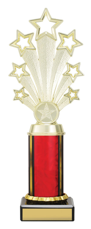 Red Fanfare Series trophy - eagle rise sports