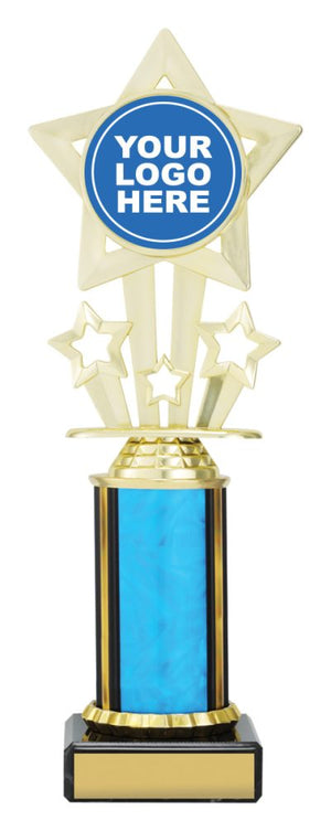 Blue Icon Star dance trophy - eagle rise sports