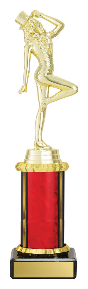 Dance Red Dazzle trophy - eagle rise sports