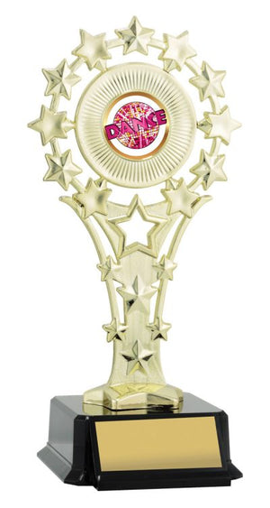 All Star Holder Gold dance trophy - eagle rise sports
