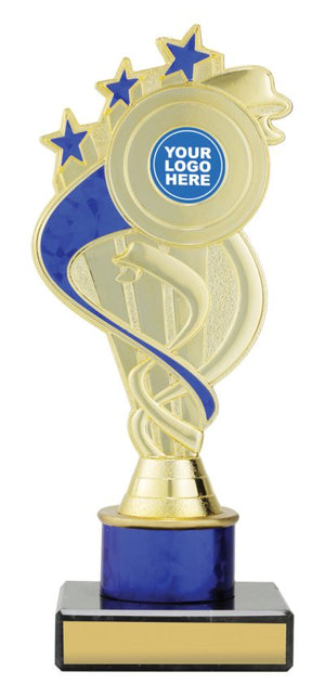Blue Ribbon Star dance trophy - eagle rise sports