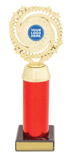Cosmic Holder Gold / Red dance trophy - eagle rise sports