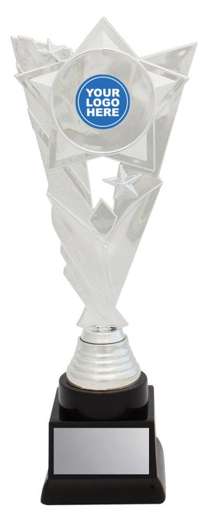 Silver Marvel Holder dance trophies - eagle rise sports