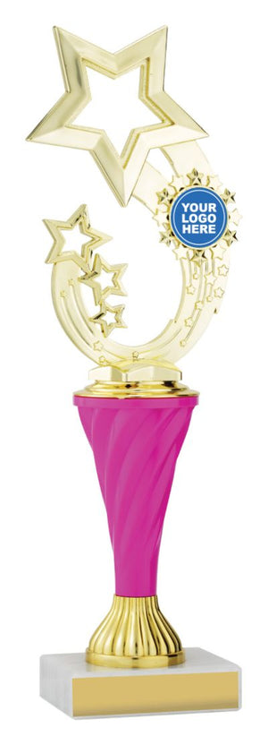 Pink Spiral Trophy