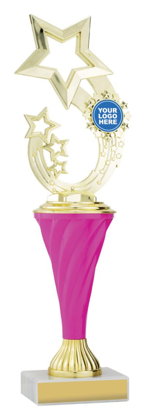 Pink Spiral Trophy