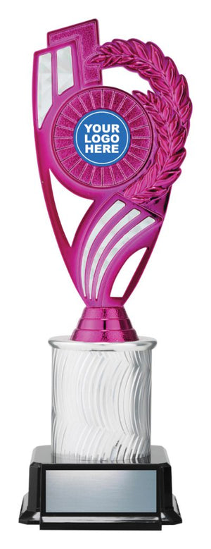 Purple Wreath dance trophies - eagle rise sports