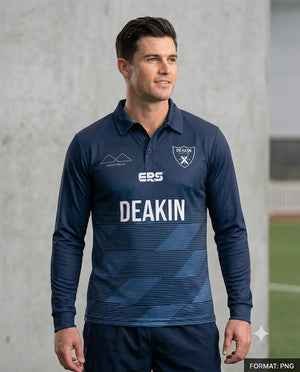 Deakin Cricket Club One Day Playing Shirt Long Sleeve
