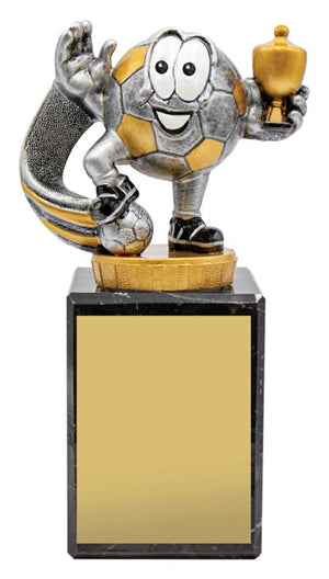 Football Character Marble trophy - eagle rise sports