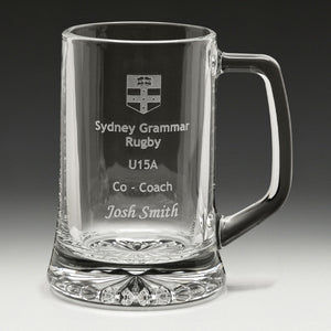 Glass Tankard - eagle rise sports