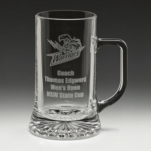 Glass Tankard - eagle rise sports