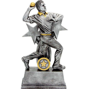 Cricket Bowler Male Trophy - eagle rise sports