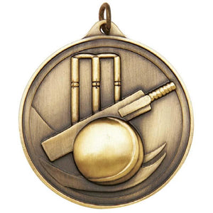 Cricket Sculptured Medal - eagle rise sports