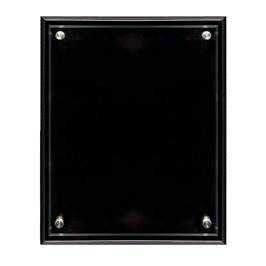 Plaque with Acrylic Black