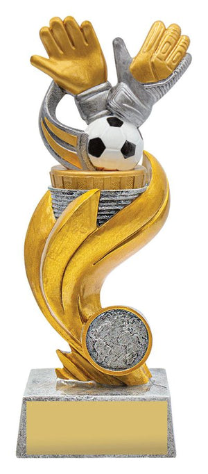Flame Goalie trophy - eagle rise sports