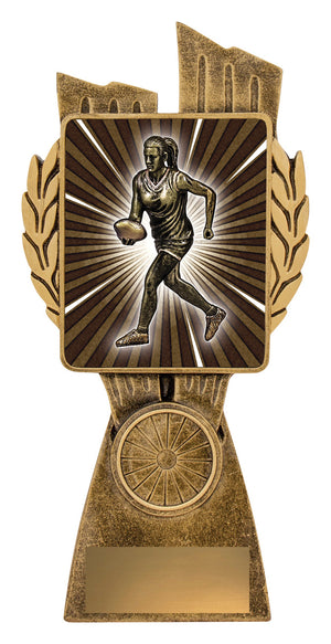 Aussie Rules Female Lynx Trophy - eagle rise sports