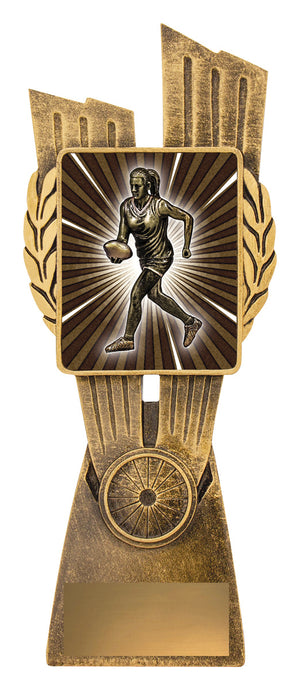 Aussie Rules Female Lynx Trophy - eagle rise sports
