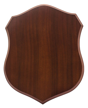 Walnut Timber Shield trophy - eagle rise sports