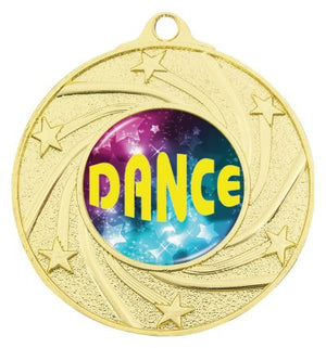 Shiny Eco Stars dance medals - eagle rise sports