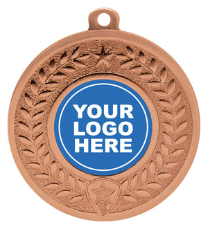 Shiny Garland medals - eagle rise sports