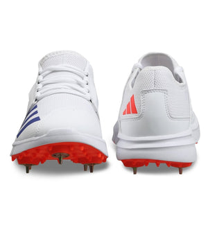 ADIDAS Men's Howzat Spike 20 White Cricket Shoes