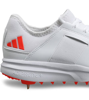 ADIDAS Men's Howzat Spike 20 White Cricket Shoes