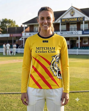 Mitcham Cricket Club Girls Playing Shirt Long Sleeves