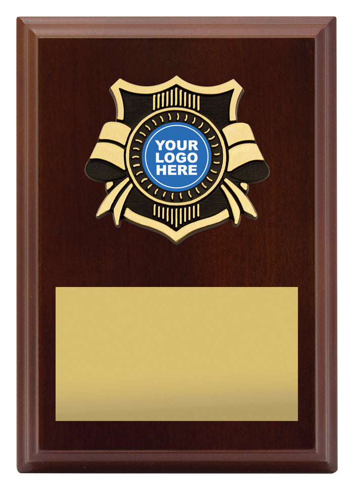Banner Plaque Walnut