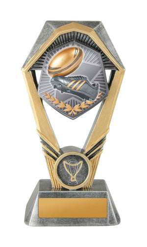 Hex Tower-Rugby trophy - eagle rise sports