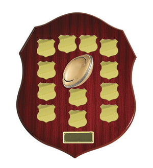 Shield Plaque Rugby Trophies