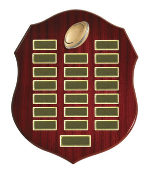 Shield Plaque Rugby Trophies