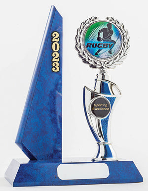 Blue Velvet Trophy - eagle rise sports