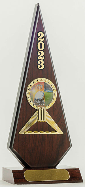 Rugby Chestnut Trophy - eagle rise sports