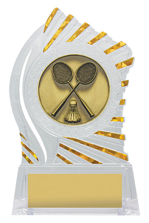 Solar Acrylic Trophy – Badminton - eagle rise sports