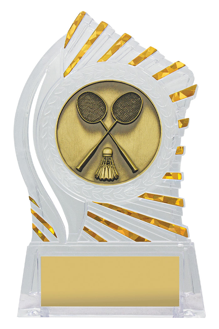 Solar Acrylic Trophy – Badminton