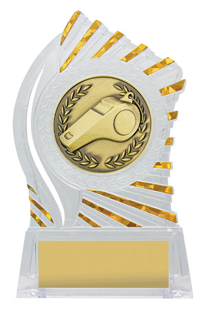 Solar Acrylic referee Trophy - eagle rise sports