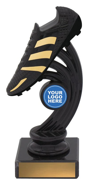 Rattler Black & Gold Boot trophy - eagle rise sports