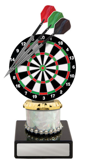 Acrylic-Darts-on-Column-Trophies 