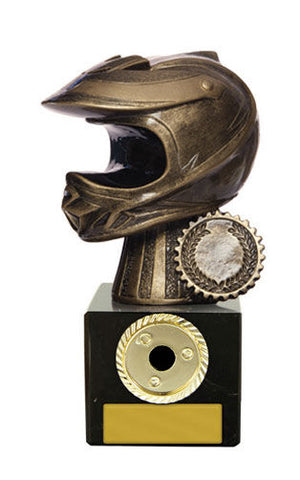 Moto_X_Helmet_on_Column_ Motorsport_Trophies