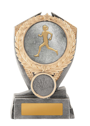 Hero Shield - Athletics trophy - eagle rise sports