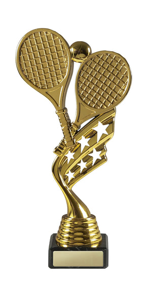 Tennis on Base Trophies