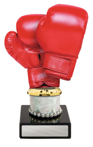 Boxing Figure on Column
