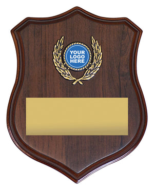 Braeburn Shield with Logo plaque - eagle rise sports
