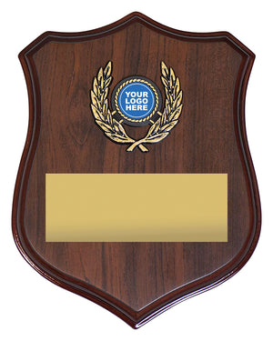 Braeburn Shield with Logo plaque - eagle rise sports