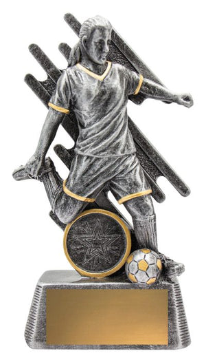 Zoom Series Football Female trophy - eagle rise sports