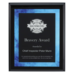 Vivid Plaque - Blue