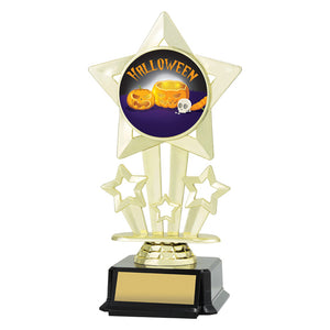 Star - Halloween Pumpkin Novelty Trophies