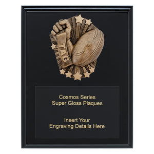 Cosmos Super Plaque - Tag Footy Trophies